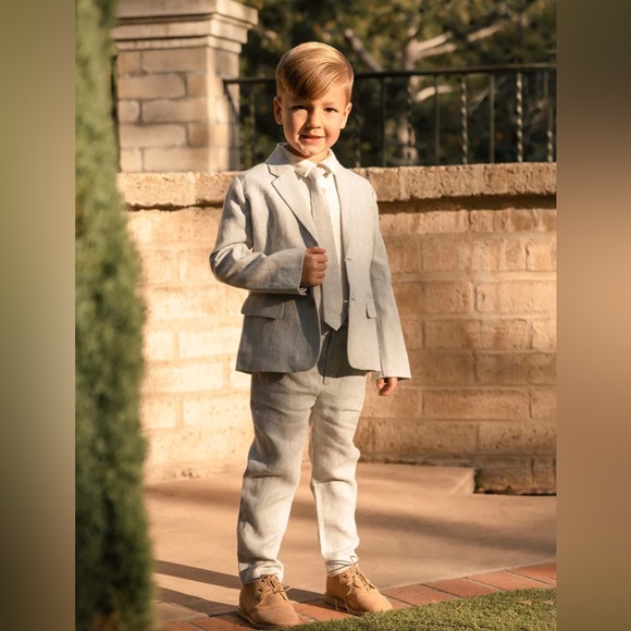 NORA LEE SEBASTIAN SUIT IN CHAMBRAY - Picture 2 of 3